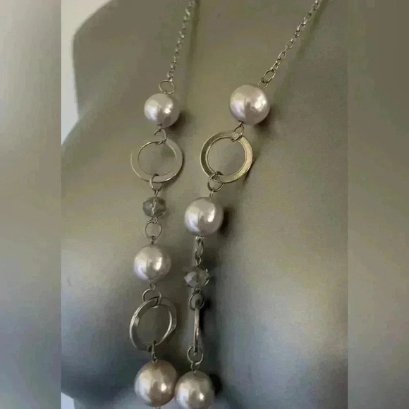 💟💎Vintage  Long Layered Necklace - Picture 1 of 12